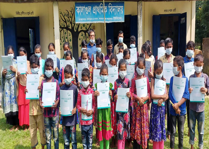 Providing Education and Health Protection Materials to the Marginalized Children