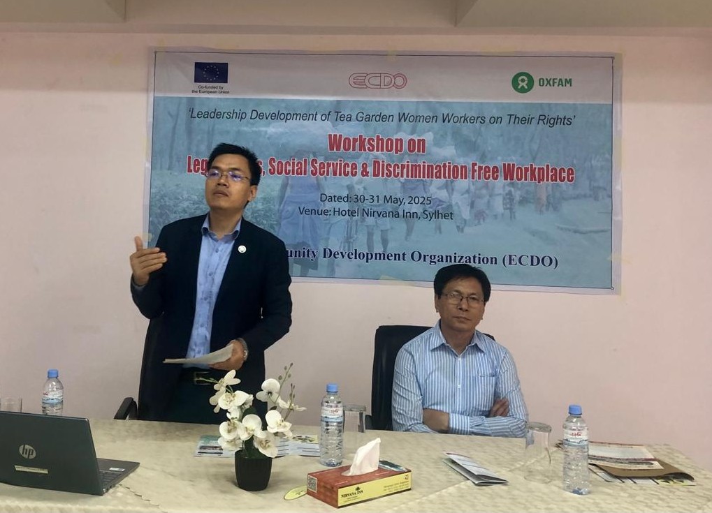 Two-day long workshop for tea Garden women workers in Sylhet.