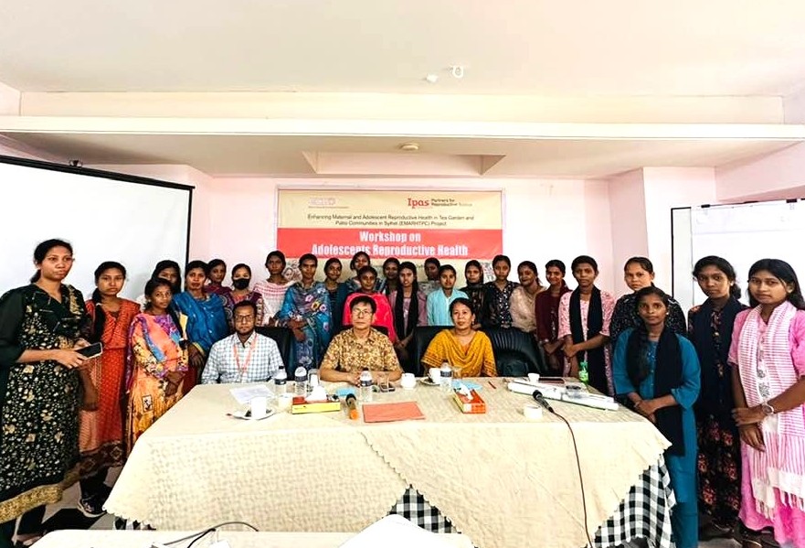 Workshop on Reproductive Health and SRHR for Tea Garden & Patro Community Adolescent Girls